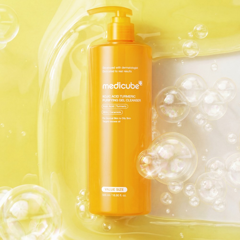 KOJIC ACID TURMERIC GEL TO FOAM CLEANSER 500ml