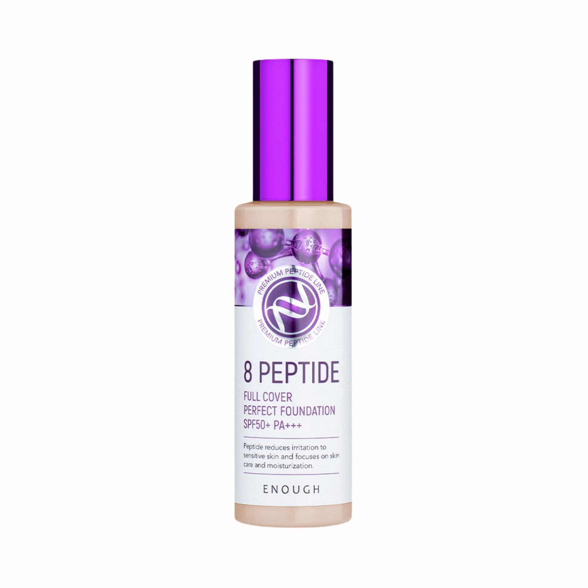 8 Peptide Full Cover Perfect Foundation SPF50+ PA+++-ENOUGH-HBYTALA