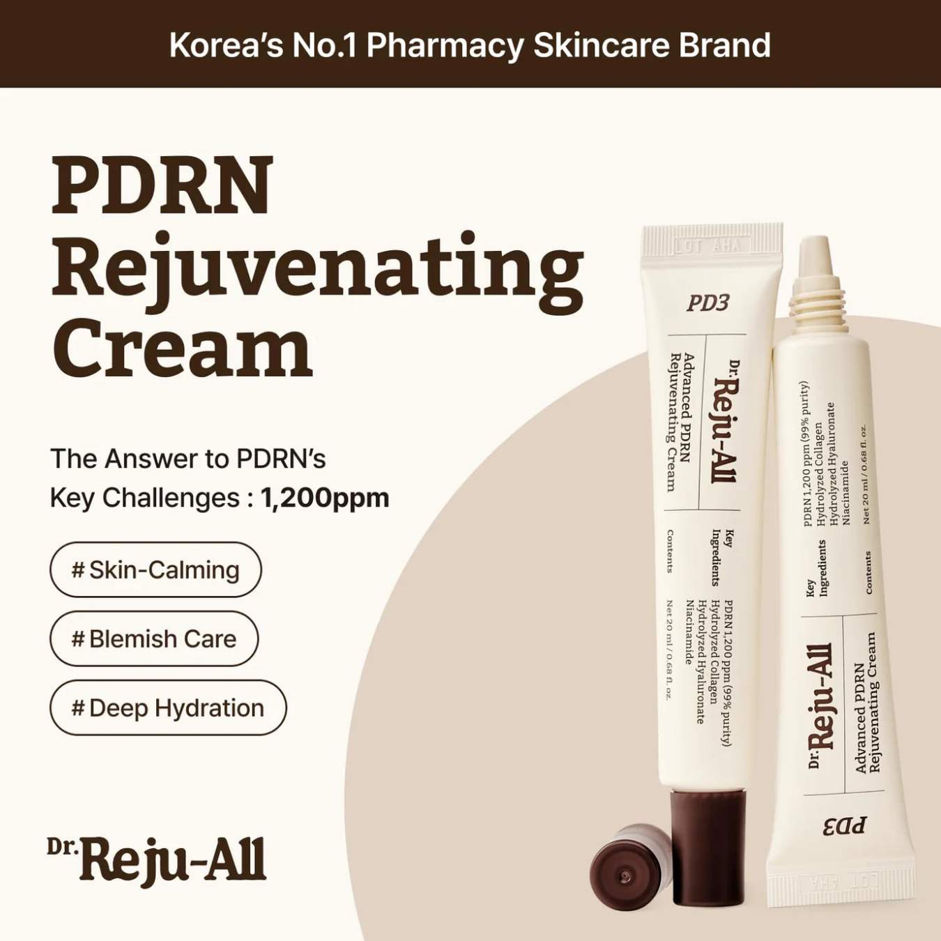 Advanced PDRN Rejuvenating Cream-DR.REJU-ALL-HBYTALA