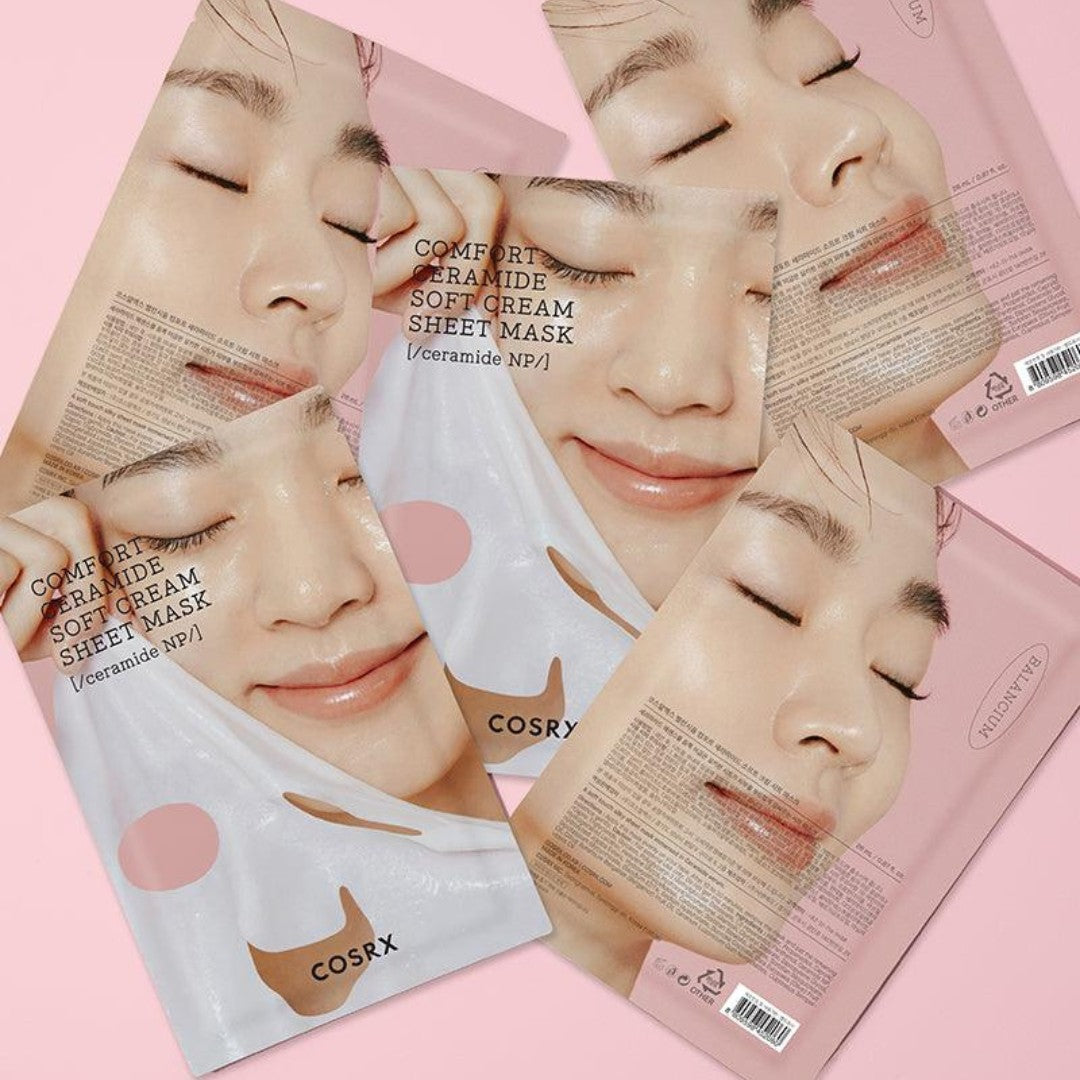 Balancium Comfort Ceramide Soft Cream Sheet Mask-COSRX-HBYTALA