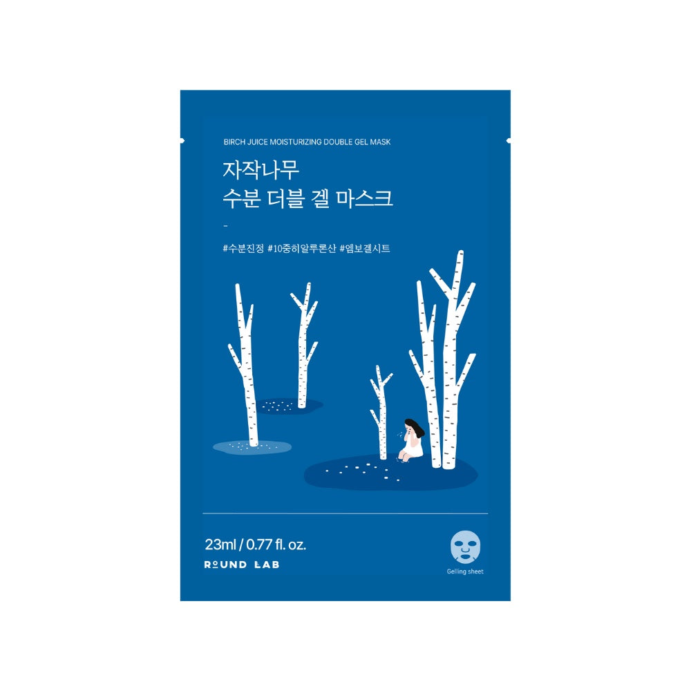 Birch Juice Moisturizing Double Gel Mask 23ml-HBYTALA-HBYTALA