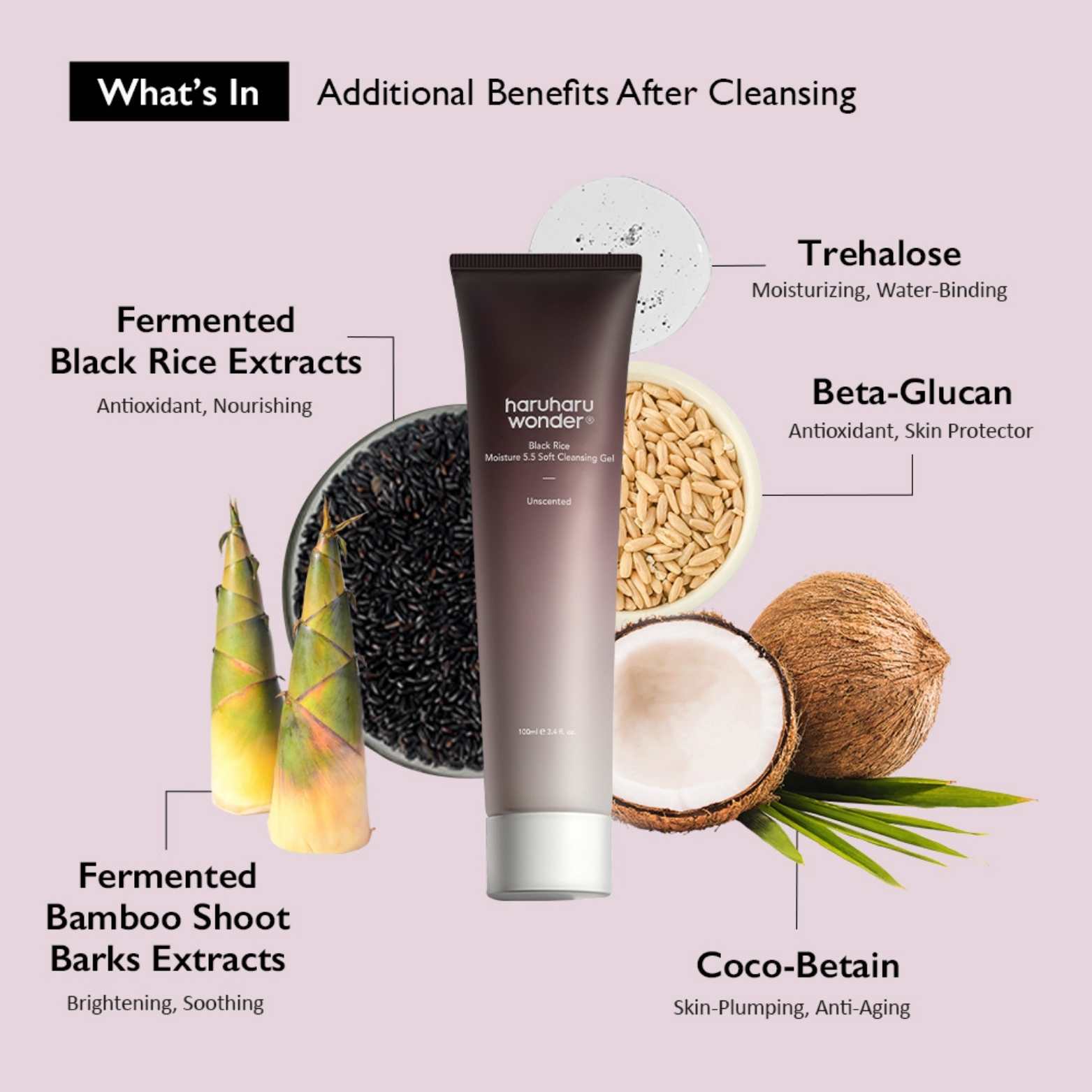 Black Rice Moisture 5.5 Soft Cleansing Gel-HARUHARU WONDER-HBYTALA