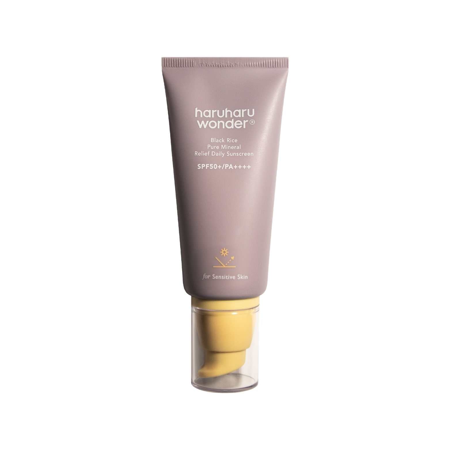 Black Rice Pure Mineral Relief Daily Sunscreen SPF50+ PA++++-HARUHARU WONDER-HBYTALA