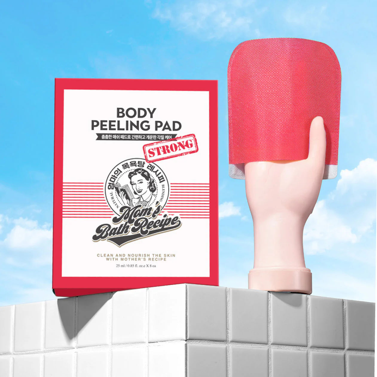 Body Peeling Pad - Strong Care-Mom's Bath Recipe-HBYTALA