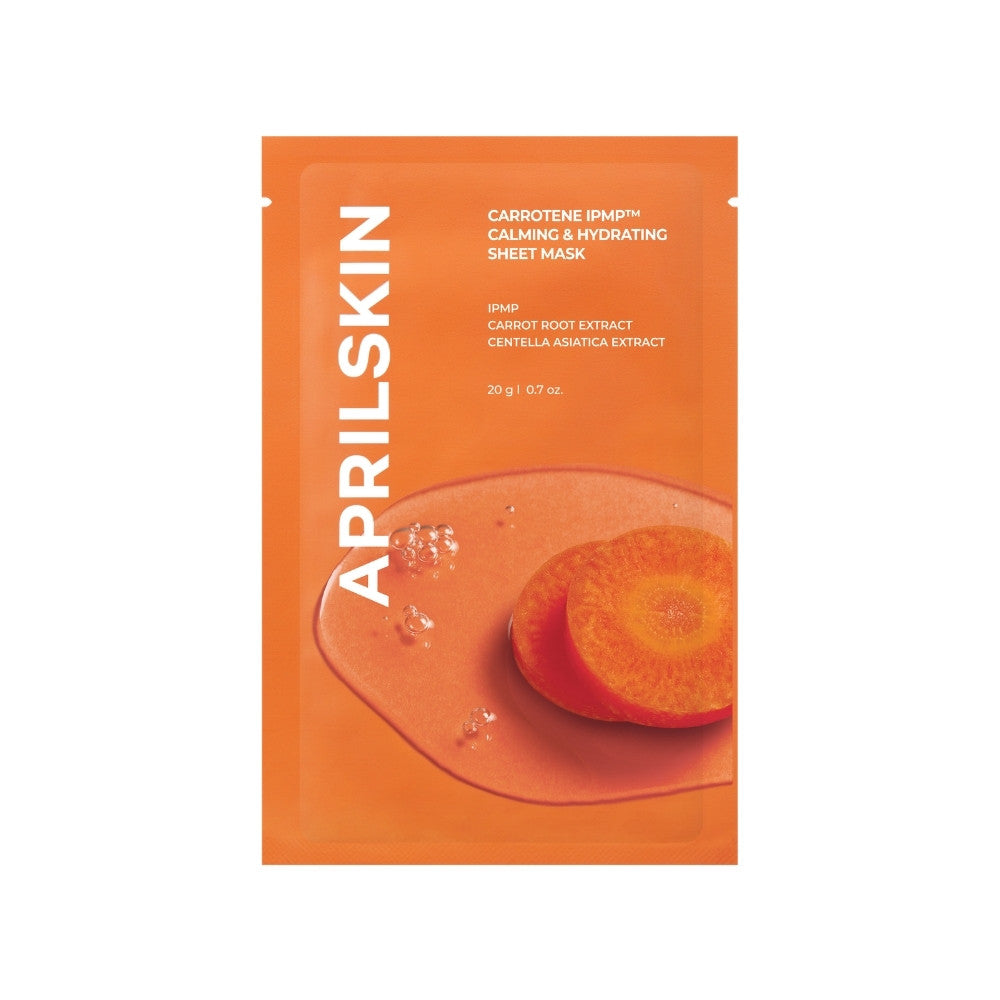 CARROTENE IPMP™ CALMING & HYDRATING SHEET MASK-APRILSKIN-HBYTALA