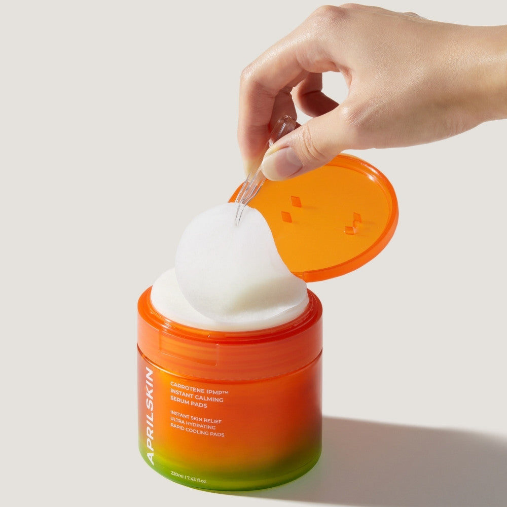 CARROTENE IPMP™ INSTANT CALMING SERUM PADS-APRILSKIN-HBYTALA