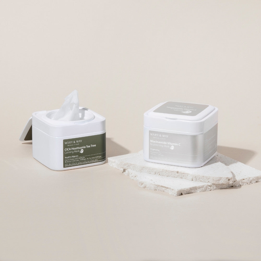 CICA Houttuynia Tea Tree Calming Mask-MARY&MAY-HBYTALA