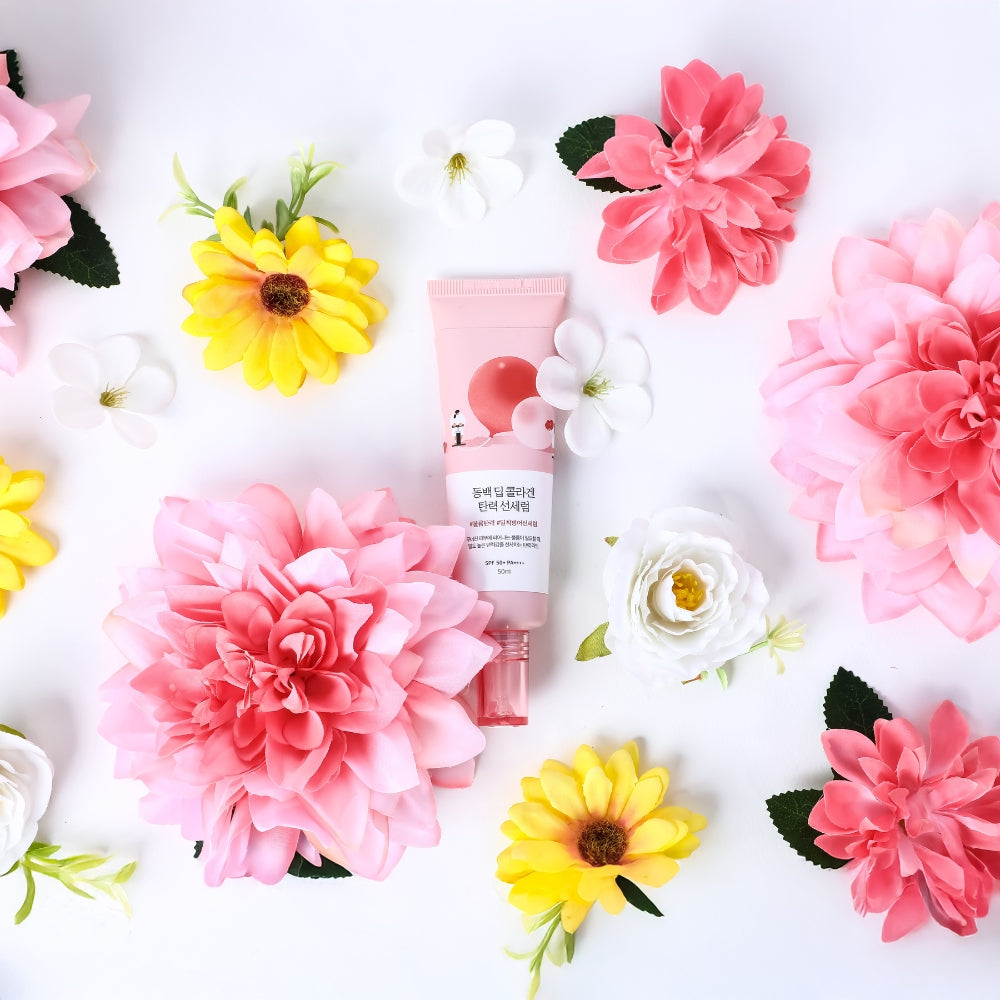 Camellia Deep Collagen Firming Sun-ROUND LAB-HBYTALA