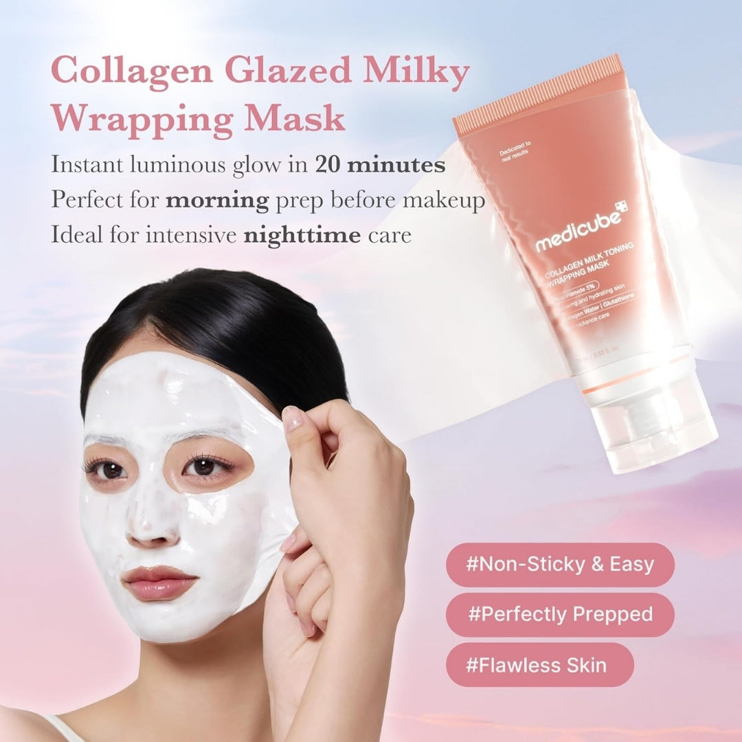 Collagen Milk Toning Wrapping Mask-MEDICUBE-HBYTALA