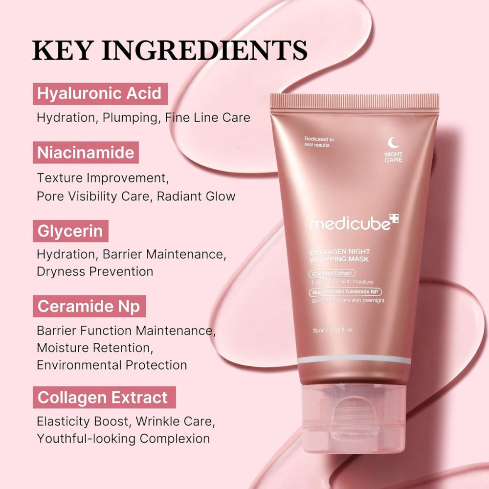 Collagen Night Wrapping Mask-MEDICUBE-HBYTALA