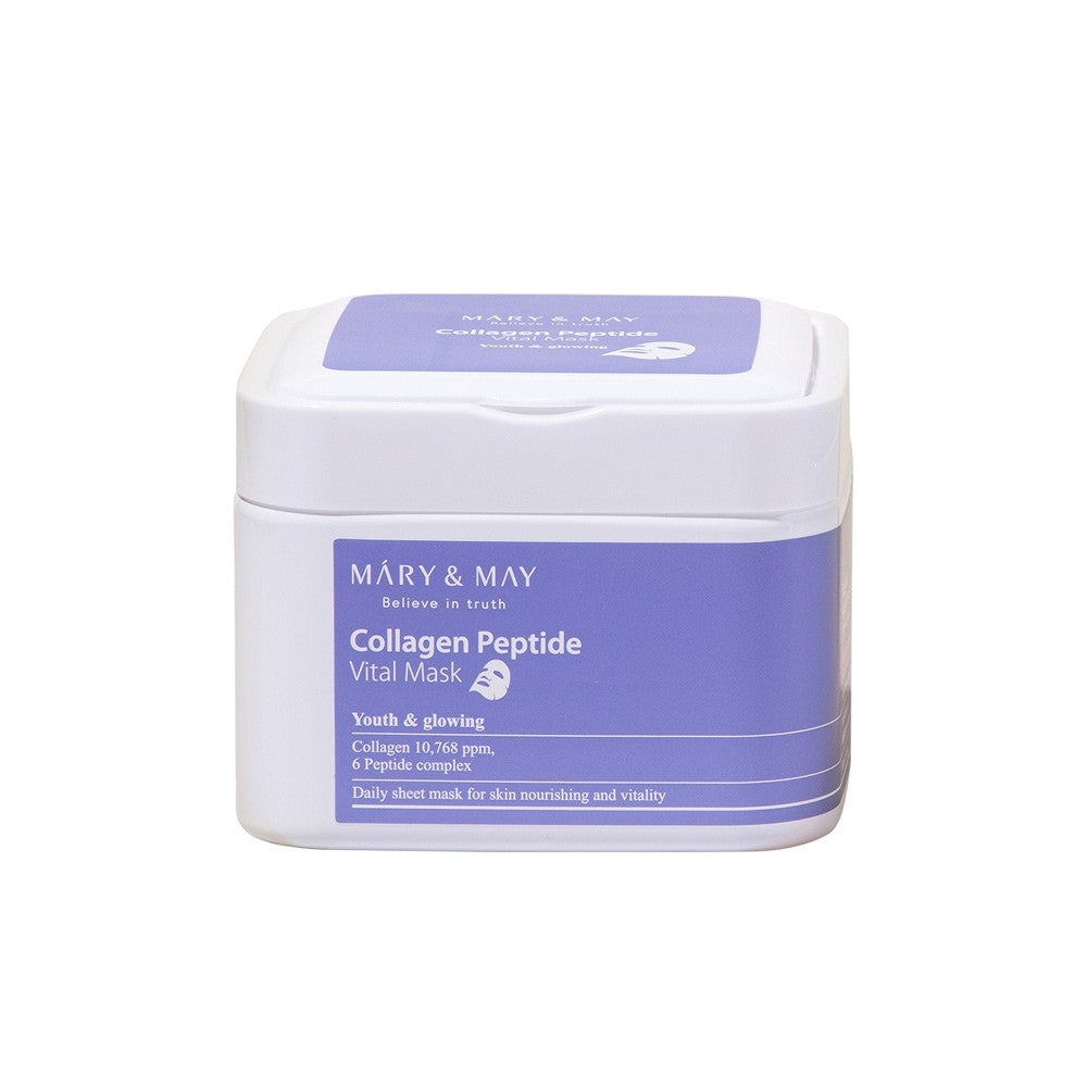 Collagen Peptide Vital Mask 30ea/400g-MARY&MAY-HBYTALA