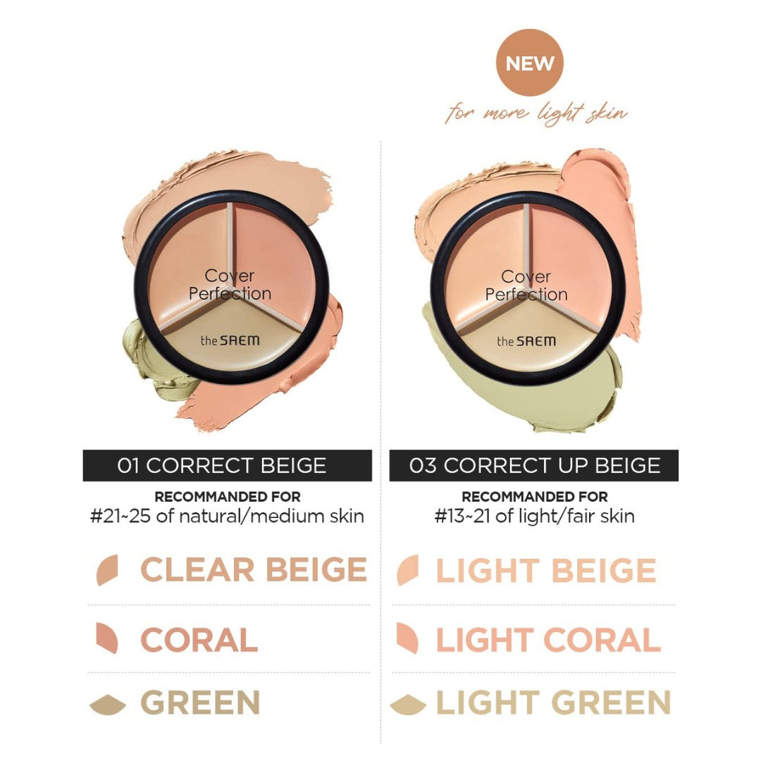 Cover Perfection Triple Pot Concealer-THE SAEM-HBYTALA