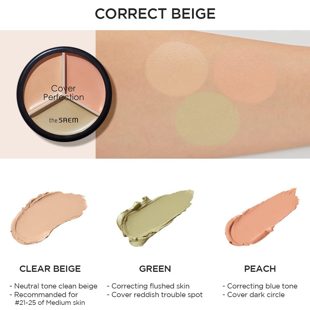 Cover Perfection Triple Pot Concealer-THE SAEM-HBYTALA