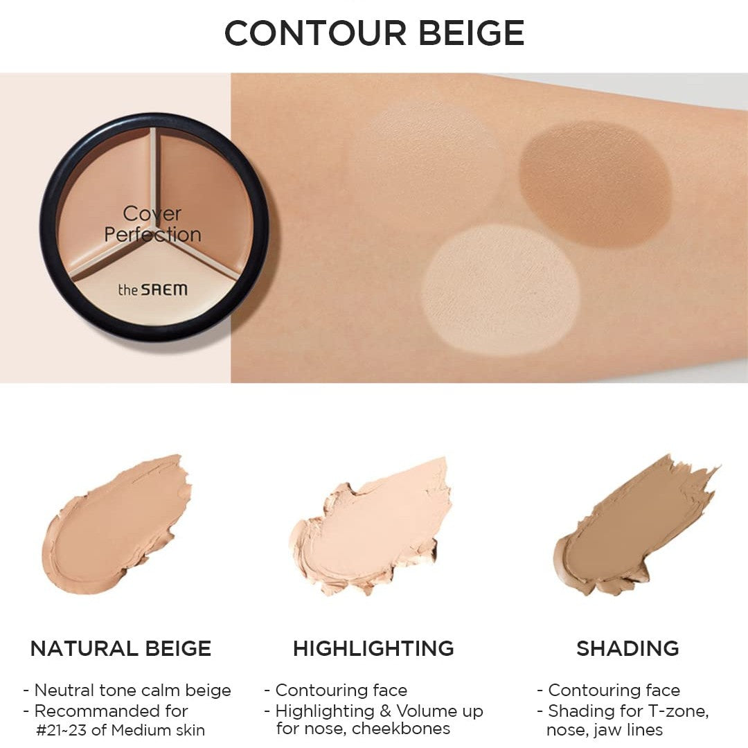 Cover Perfection Triple Pot Concealer-THE SAEM-HBYTALA