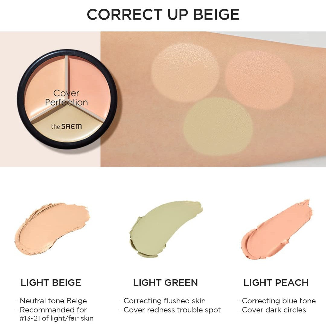 Cover Perfection Triple Pot Concealer-THE SAEM-HBYTALA