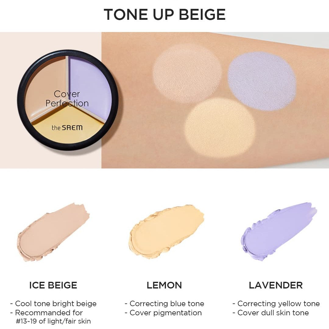 Cover Perfection Triple Pot Concealer-THE SAEM-HBYTALA