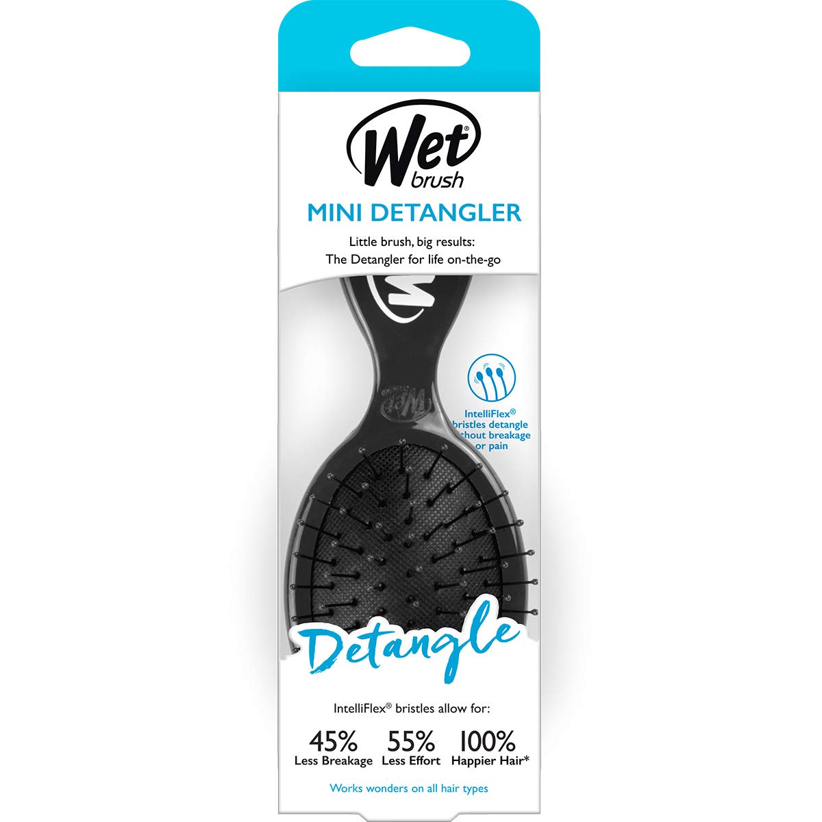 Detangler Mini Black-WET BRUSH-HBYTALA