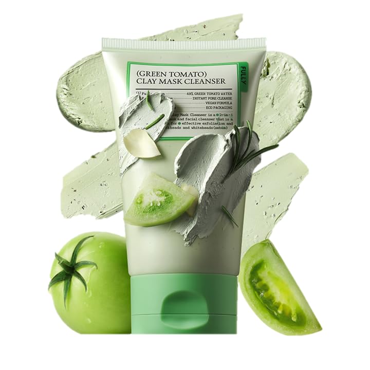 Green Tomato Clay Mask Cleanser-FULLY-HBYTALA