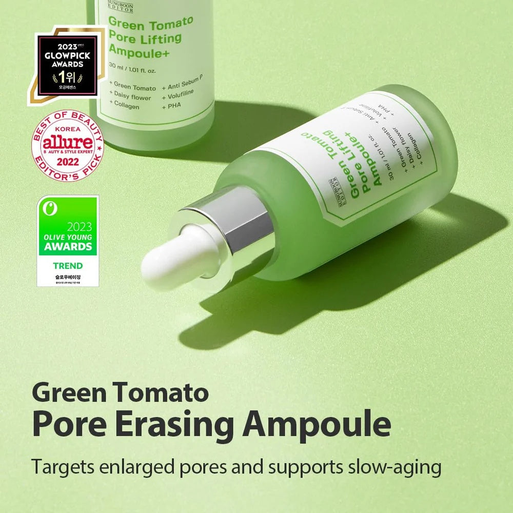 Green Tomato Pore Lifting Ampoule-SUNGBOON EDITOR-HBYTALA