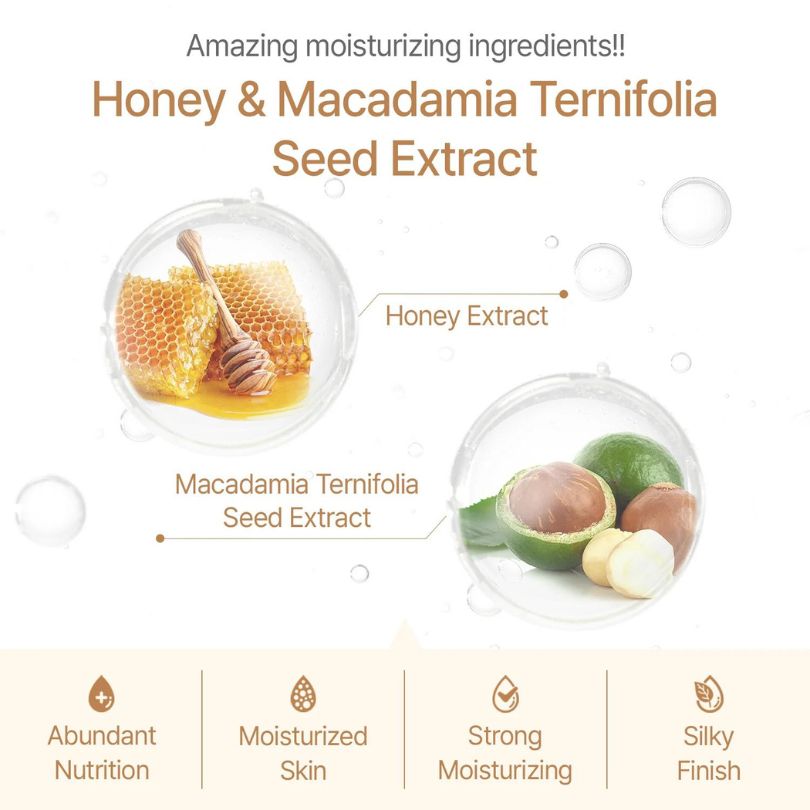 Honey & Macadamia Pure Body Lotion - 500 ML-KUNDAL-HBYTALA