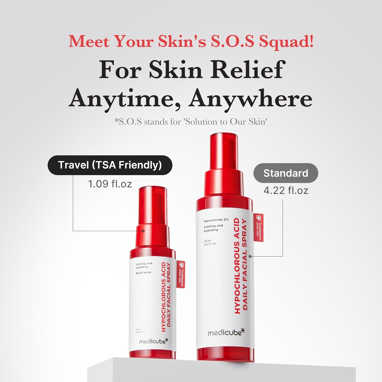 Hypochlorous Acid Daily Facial Spray 125 ML-MEDICUBE-HBYTALA