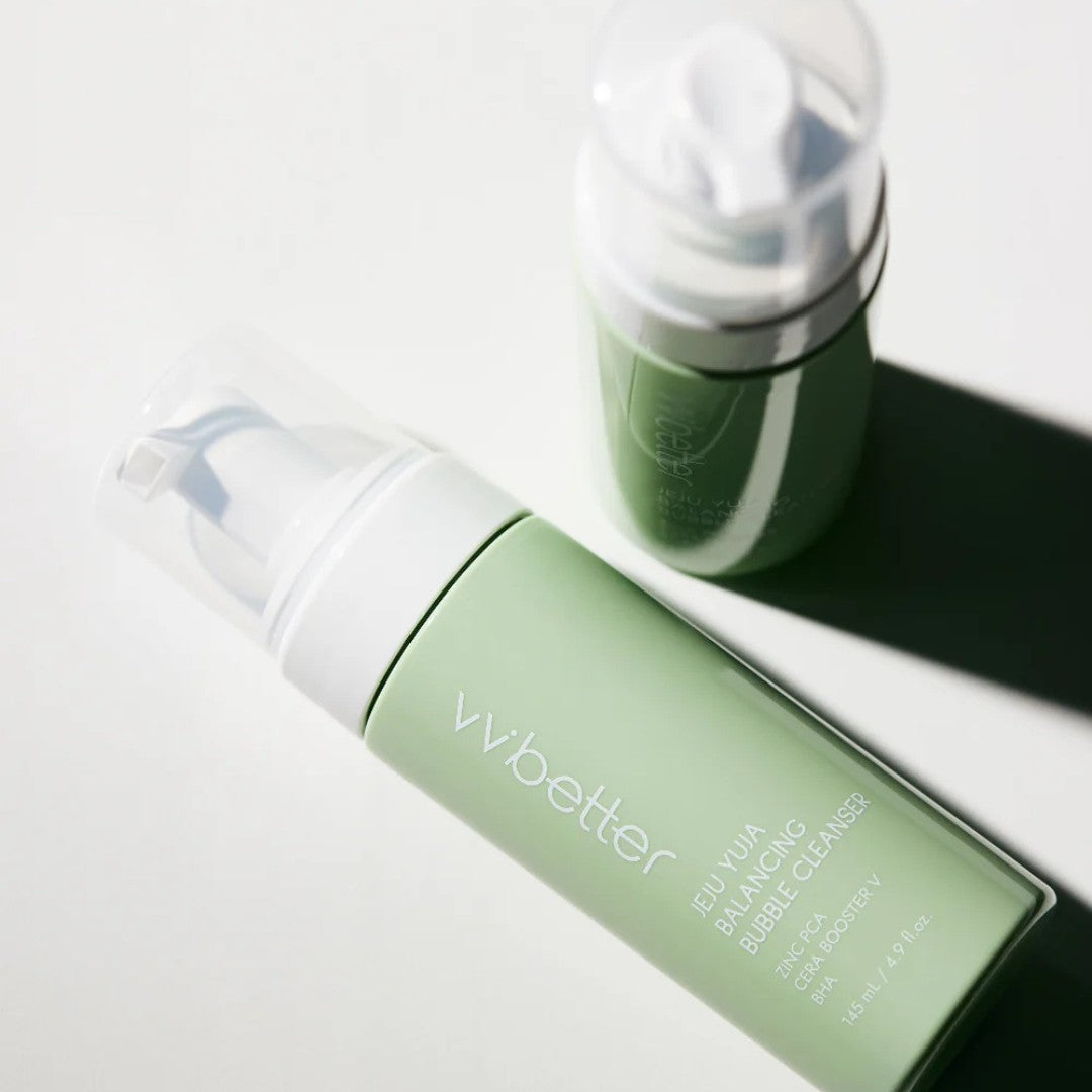Jeju Yuja Balancing Bubble Cleanser 145 ml-VVBETTER-HBYTALA