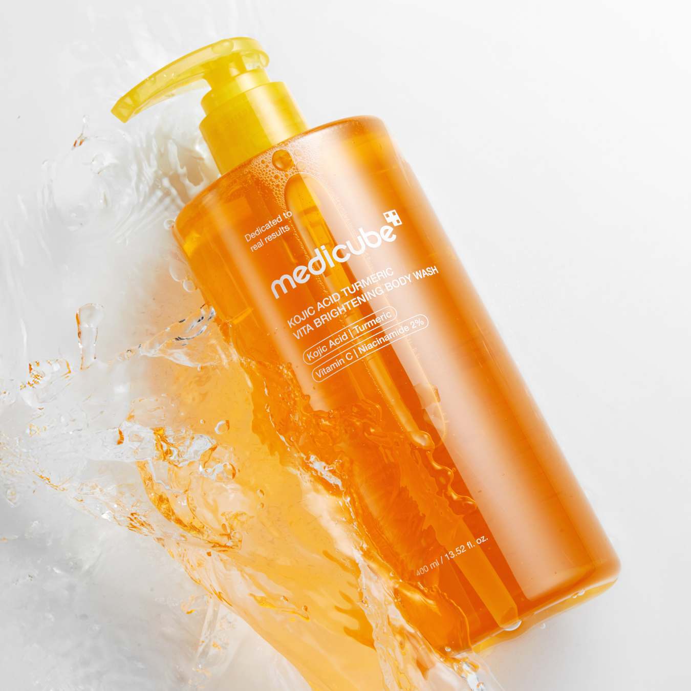 KOJIC ACID TURMERIC VITA BRIGHTENING BODY WASH 400ml-MEDICUBE-HBYTALA