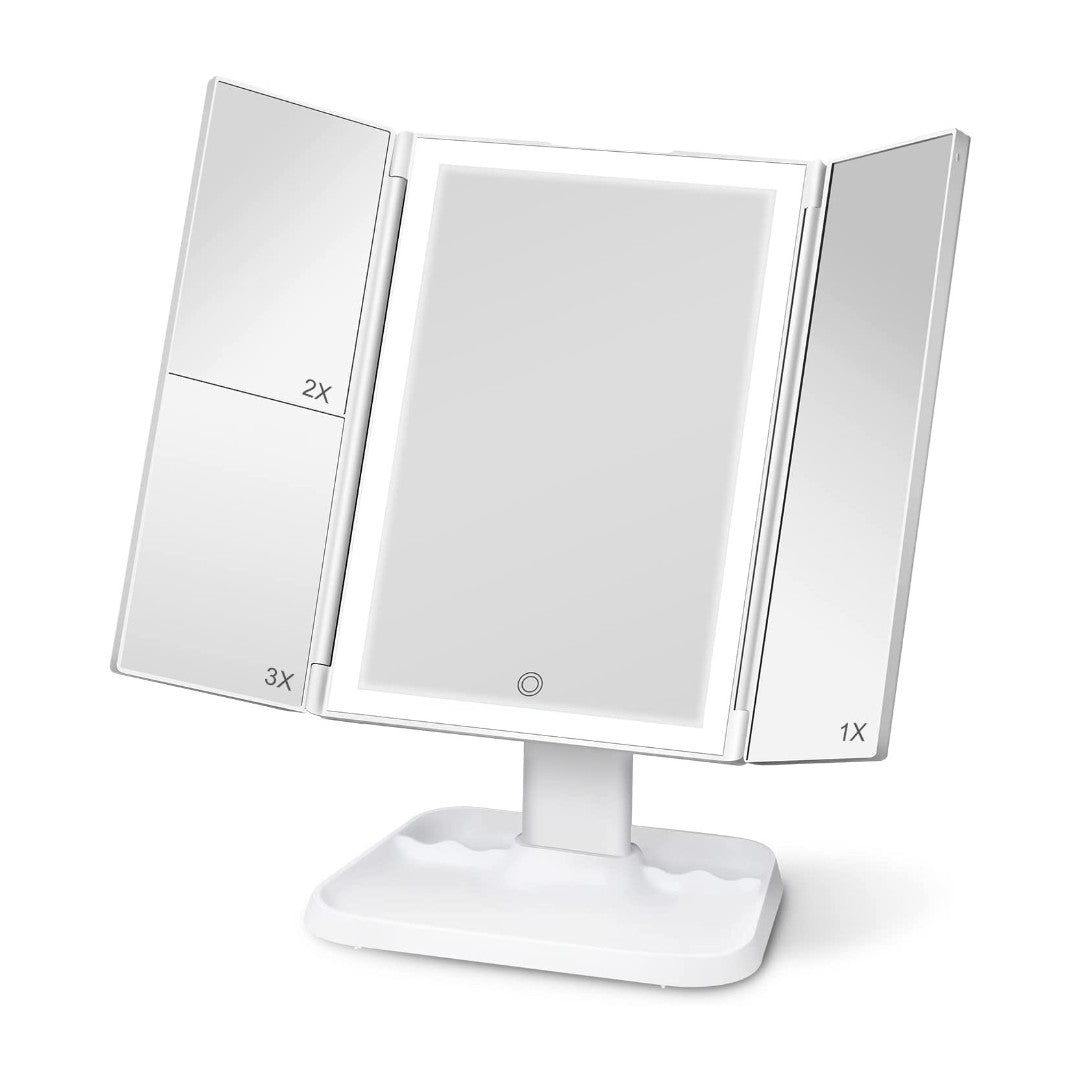 Lighted Makeup Mirror 1X/2X/3X-HBYTALA-HBYTALA