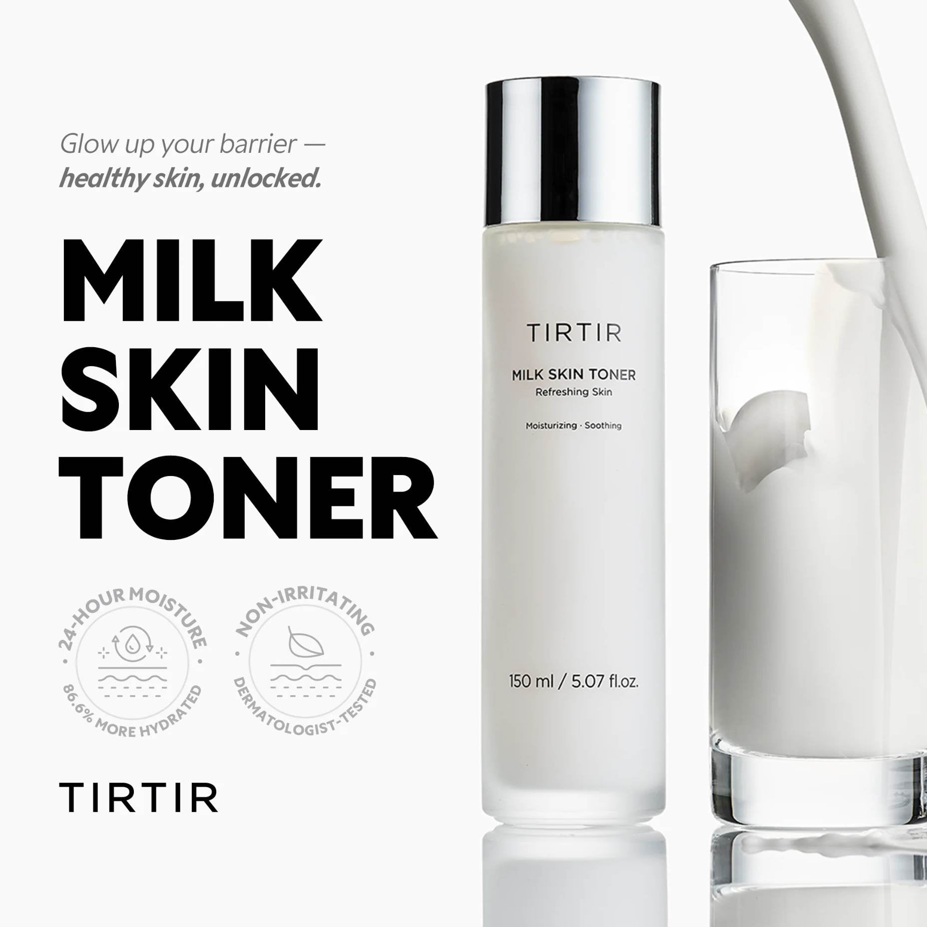 MIlk Skin Toner 150 ML-TIRTIR-HBYTALA