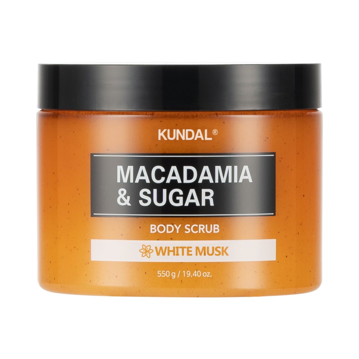 Macadamia & Sugar Body Scrub 550g – 2 SCENTS-KUNDAL-HBYTALA