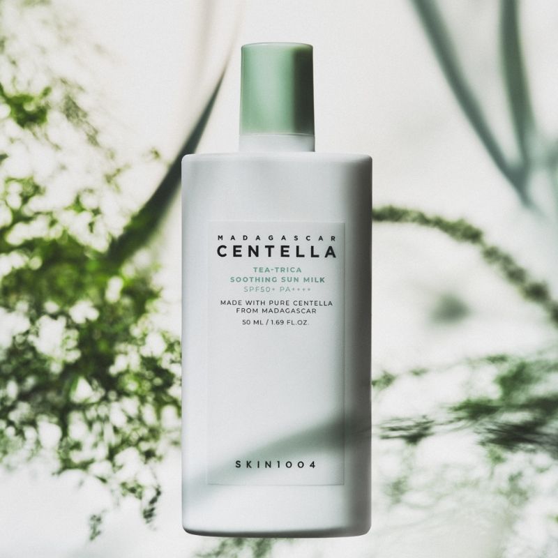 Madagascar Centella Tea-Trica Soothing Sun Milk 50ml-SKIN1004-HBYTALA