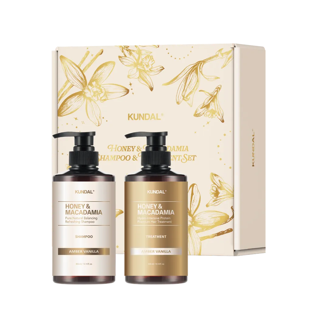 Nature Hair Care Holiday Edition 300 ML - Amber Vanilla-KUNDAL-HBYTALA