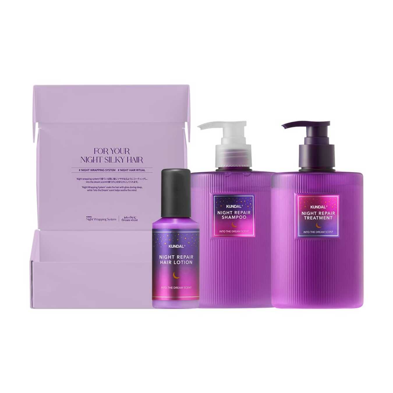 Night Repair Hair Care Set - Into The Dream-KUNDAL-HBYTALA