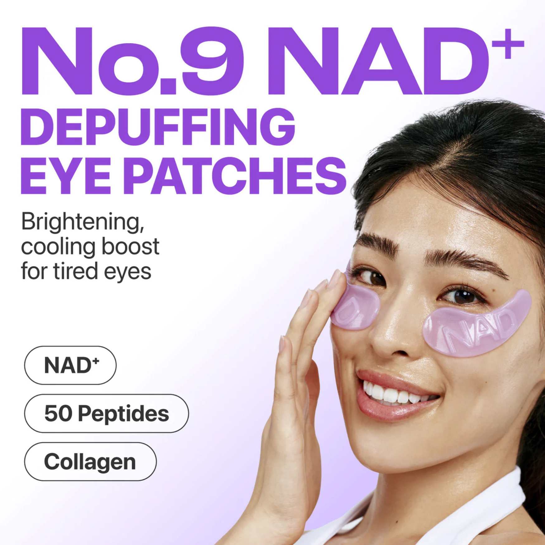 No.9 Eye Patches, NAD+ Collagen-NUMBUZIN-HBYTALA