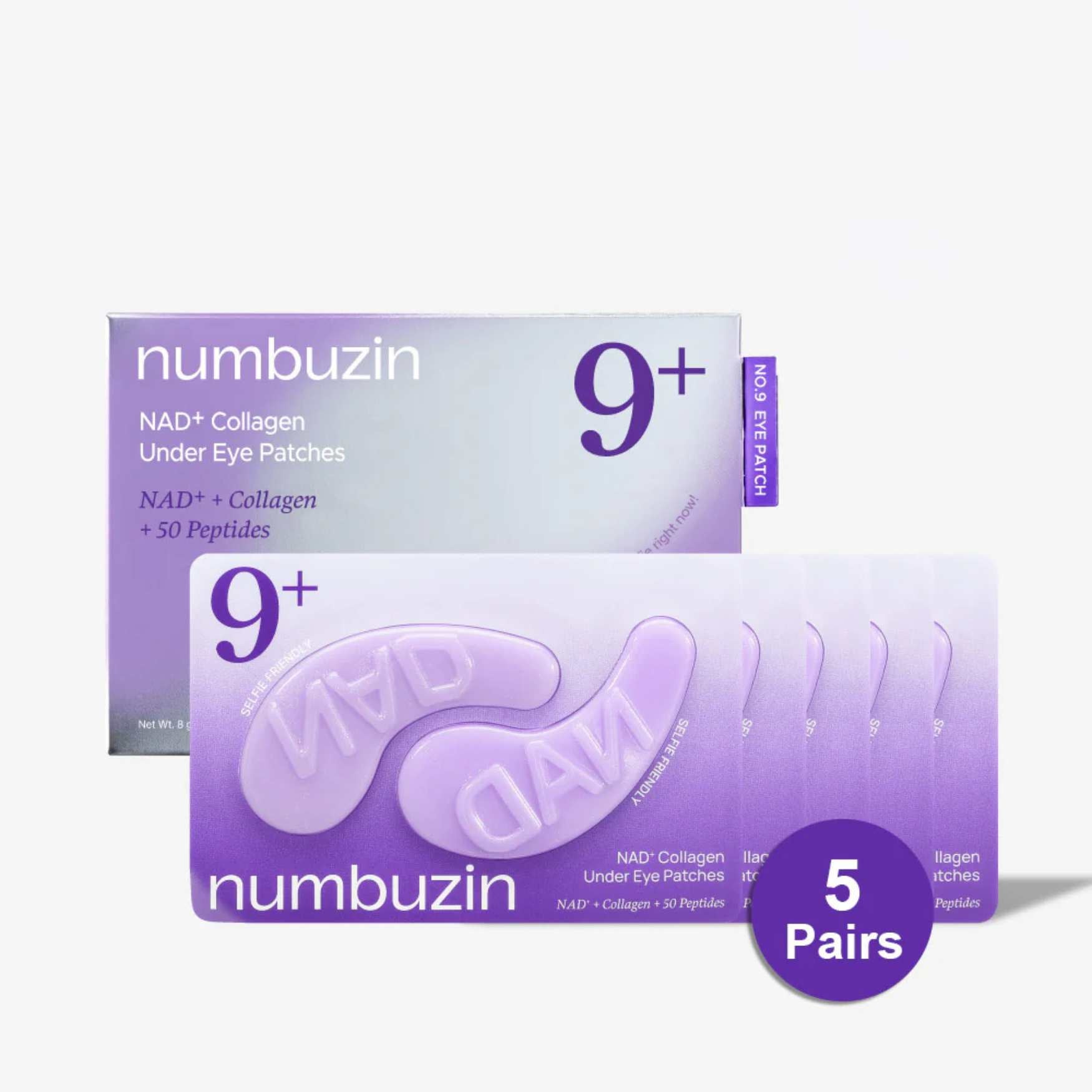 No.9 Eye Patches, NAD+ Collagen-NUMBUZIN-HBYTALA