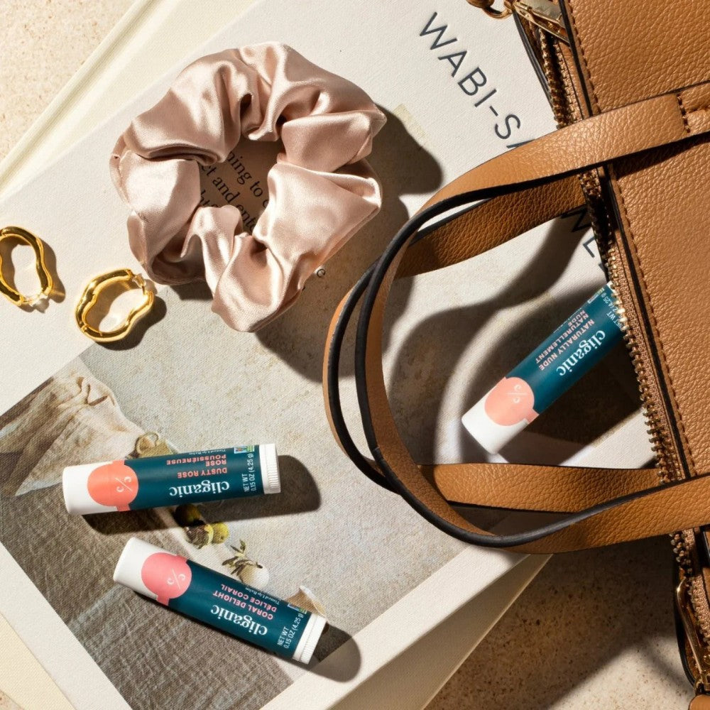 Non-gmo Tinted Lip Balm 4 Colors-Cliganic-HBYTALA