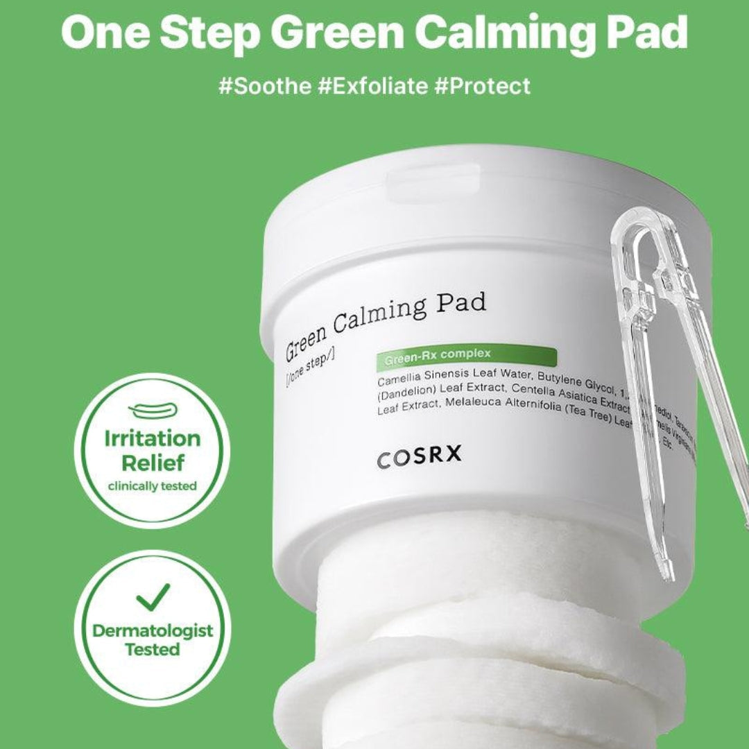 One Step Green Calming Pad-COSRX-HBYTALA