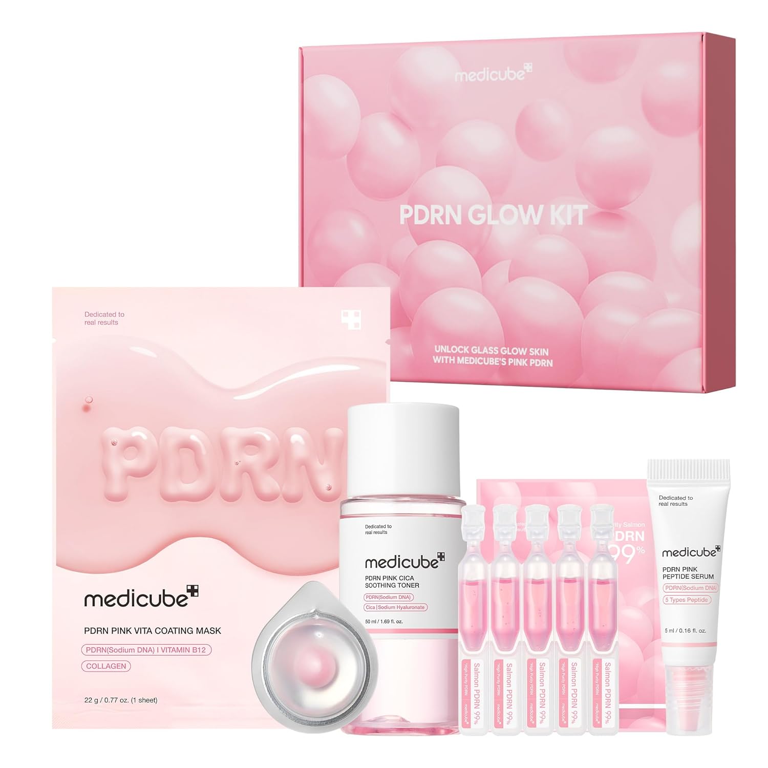 PDRN Glow Set | Salmond DNA | Medicube PDRN Set | Medicube Hbytala