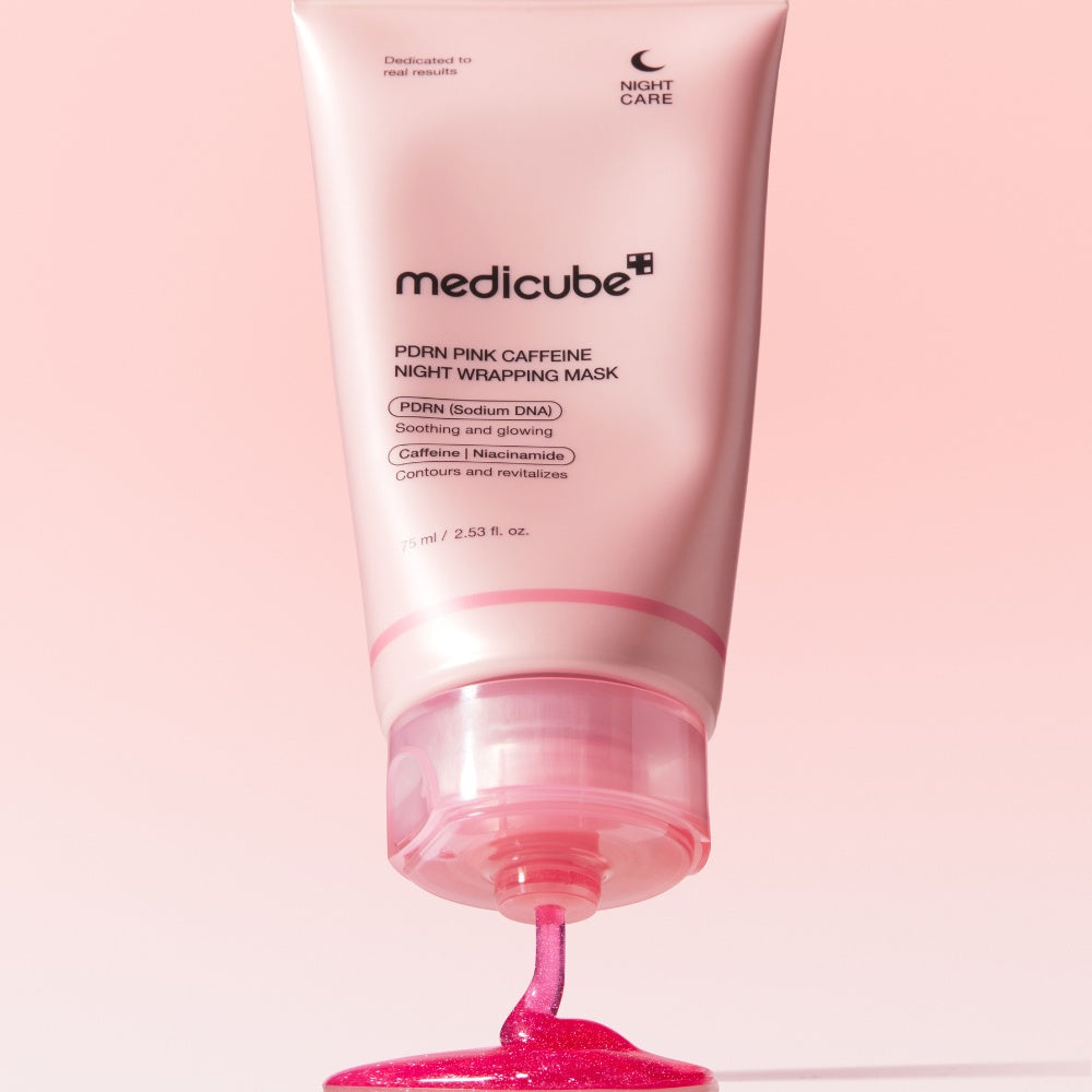 PDRN Pink Caffeine Night Wrapping Mask 75ML-MEDICUBE-HBYTALA