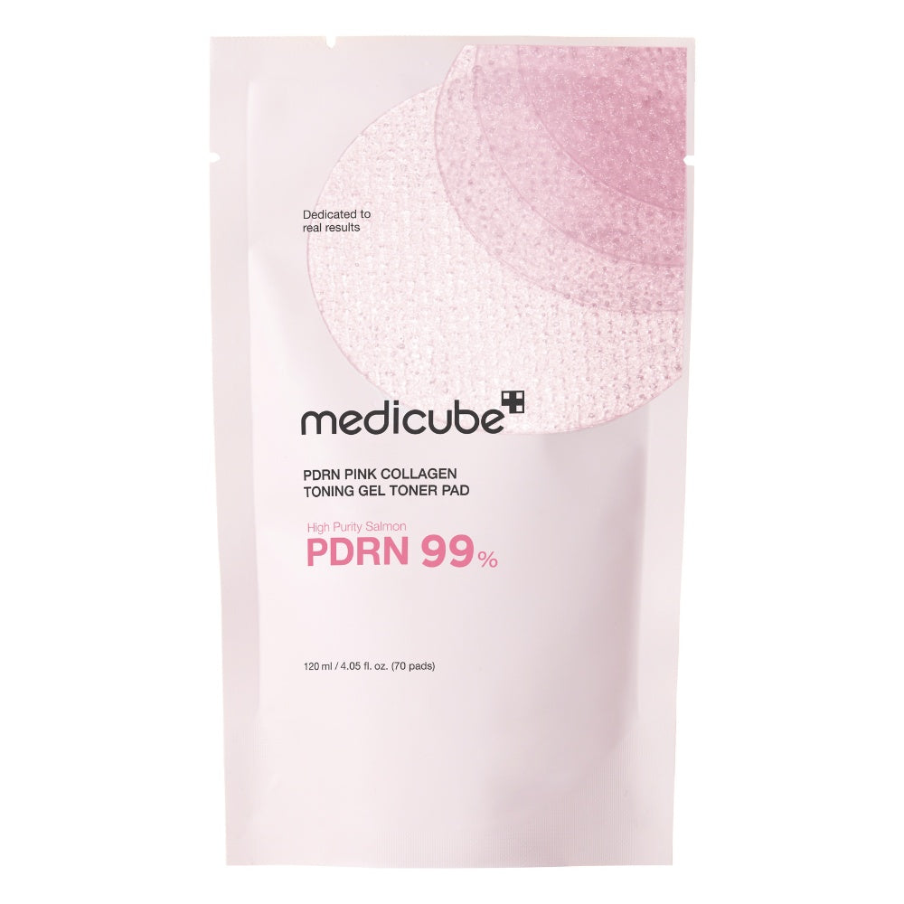 PDRN Pink Collagen Toning Gel Toner Pad-MEDICUBE-HBYTALA