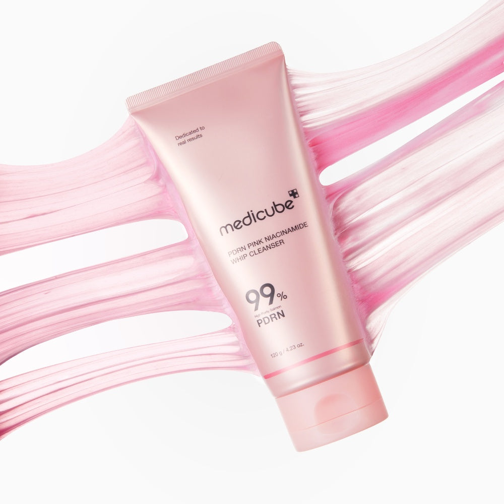 PDRN Pink Niacinamide Whip Cleanser 120G-MEDICUBE-HBYTALA