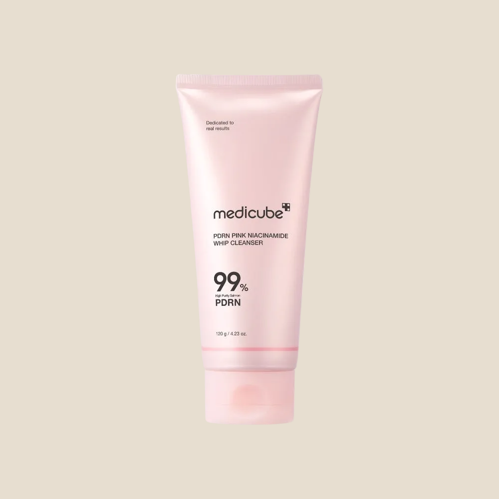 PDRN Pink Niacinamide Whip Cleanser 120G-MEDICUBE-HBYTALA