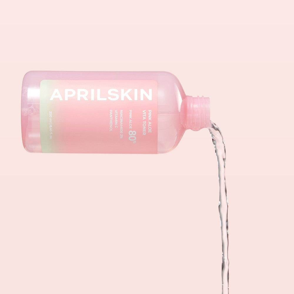 PINK ALOE VITA TONER 250ml-APRILSKIN-HBYTALA