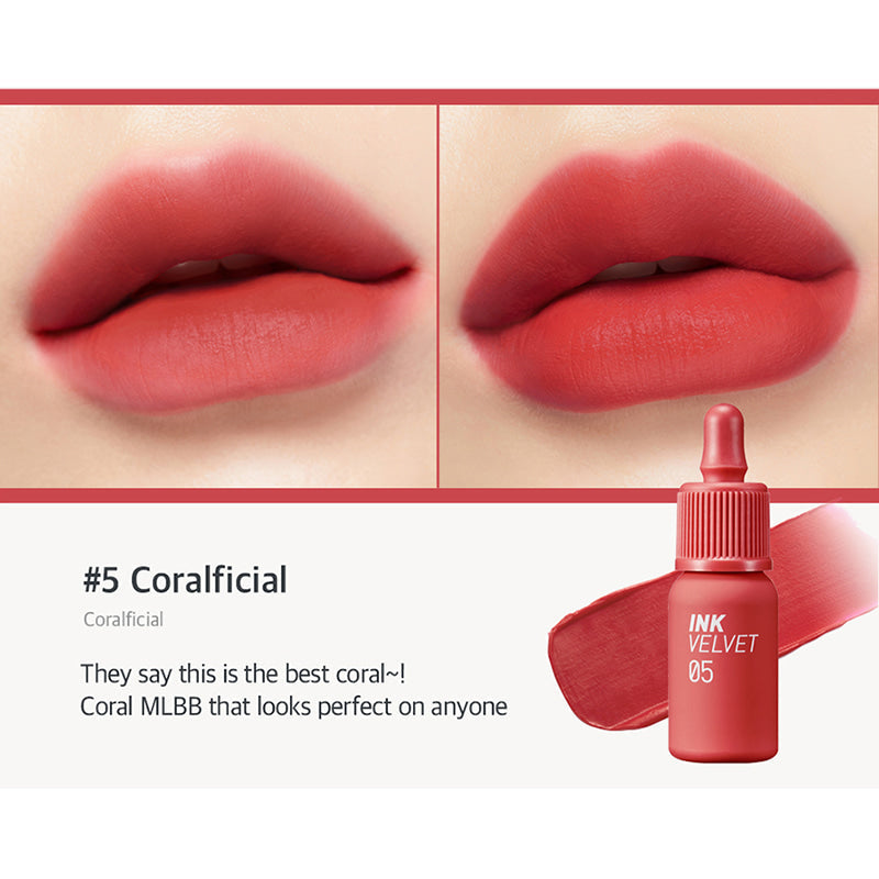 Peripera Velvet Liquid Lip Tint-Peripera-HBYTALA