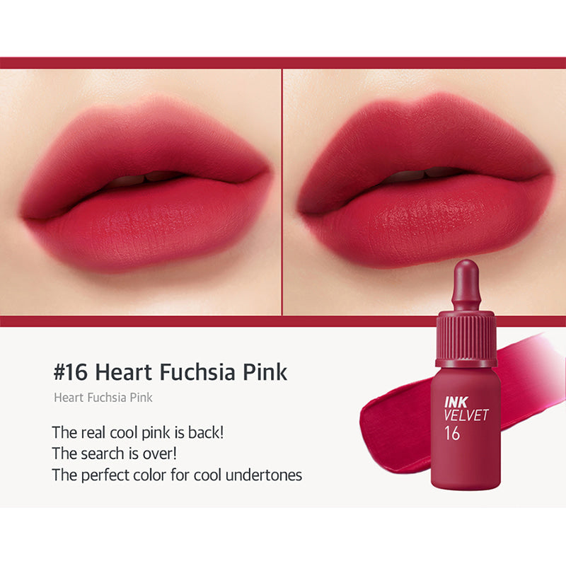 Peripera Velvet Liquid Lip Tint-Peripera-HBYTALA