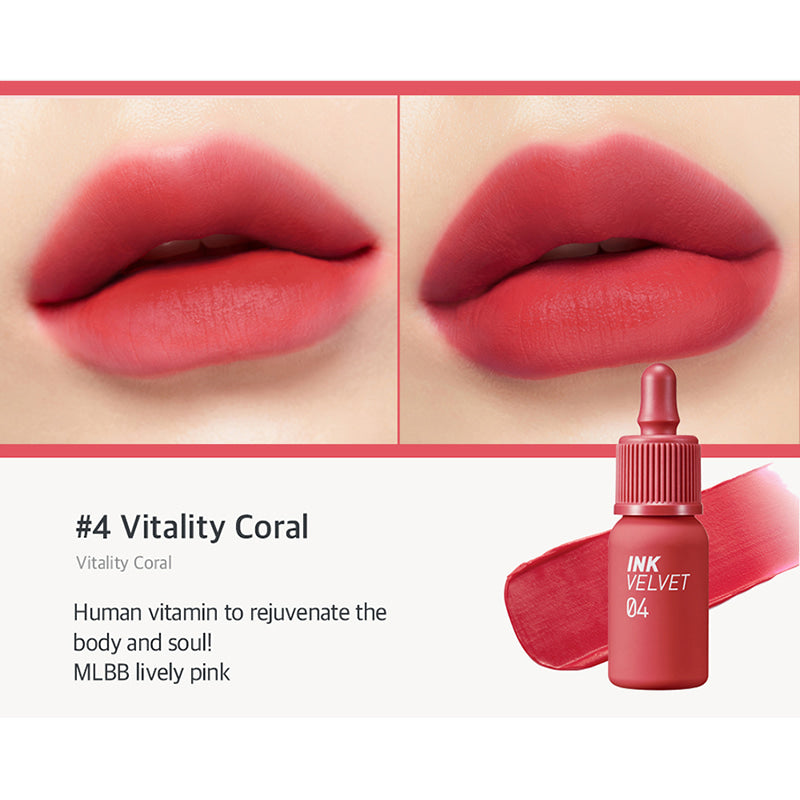 Peripera Velvet Liquid Lip Tint-Peripera-HBYTALA