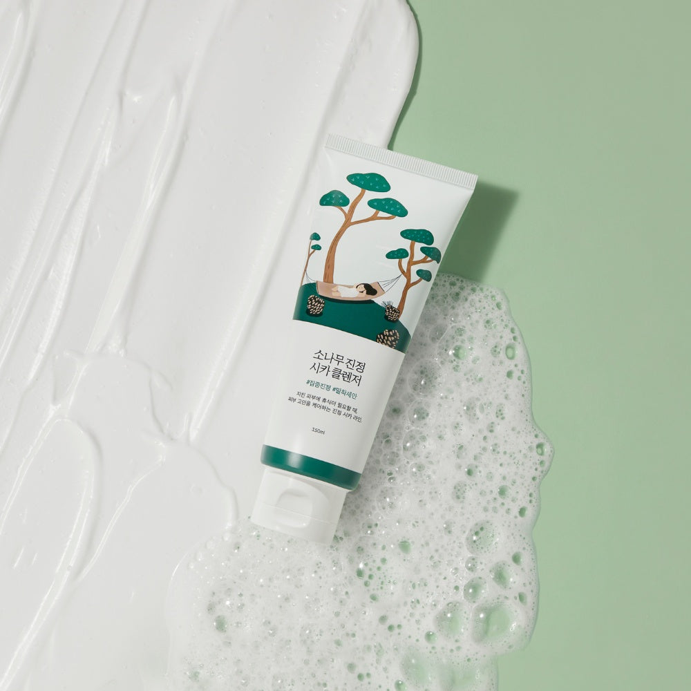 Pine Calming Cica Cleanser-ROUND LAB-HBYTALA