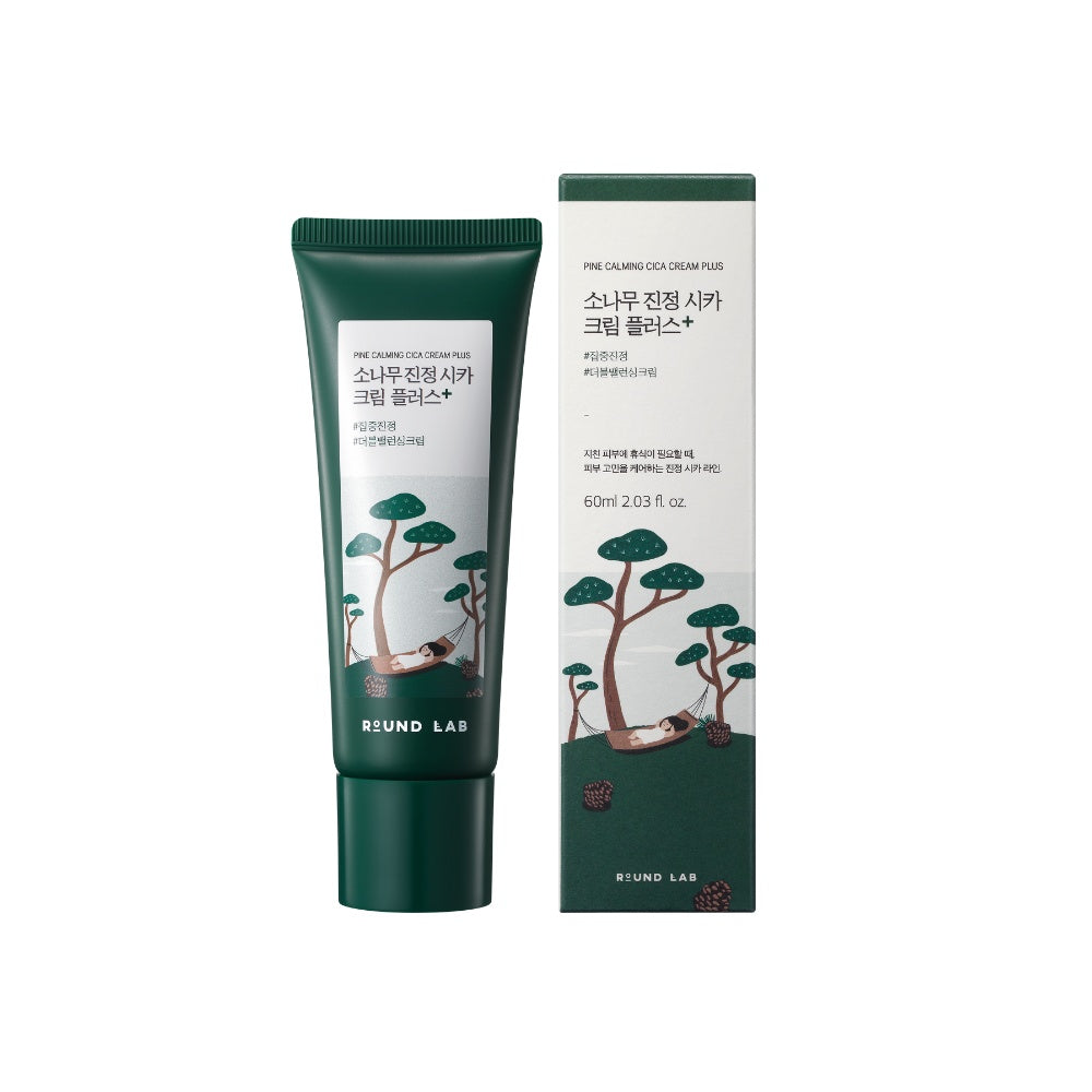 Pine Calming Cica Cream Plus 60ml-ROUND LAB-HBYTALA