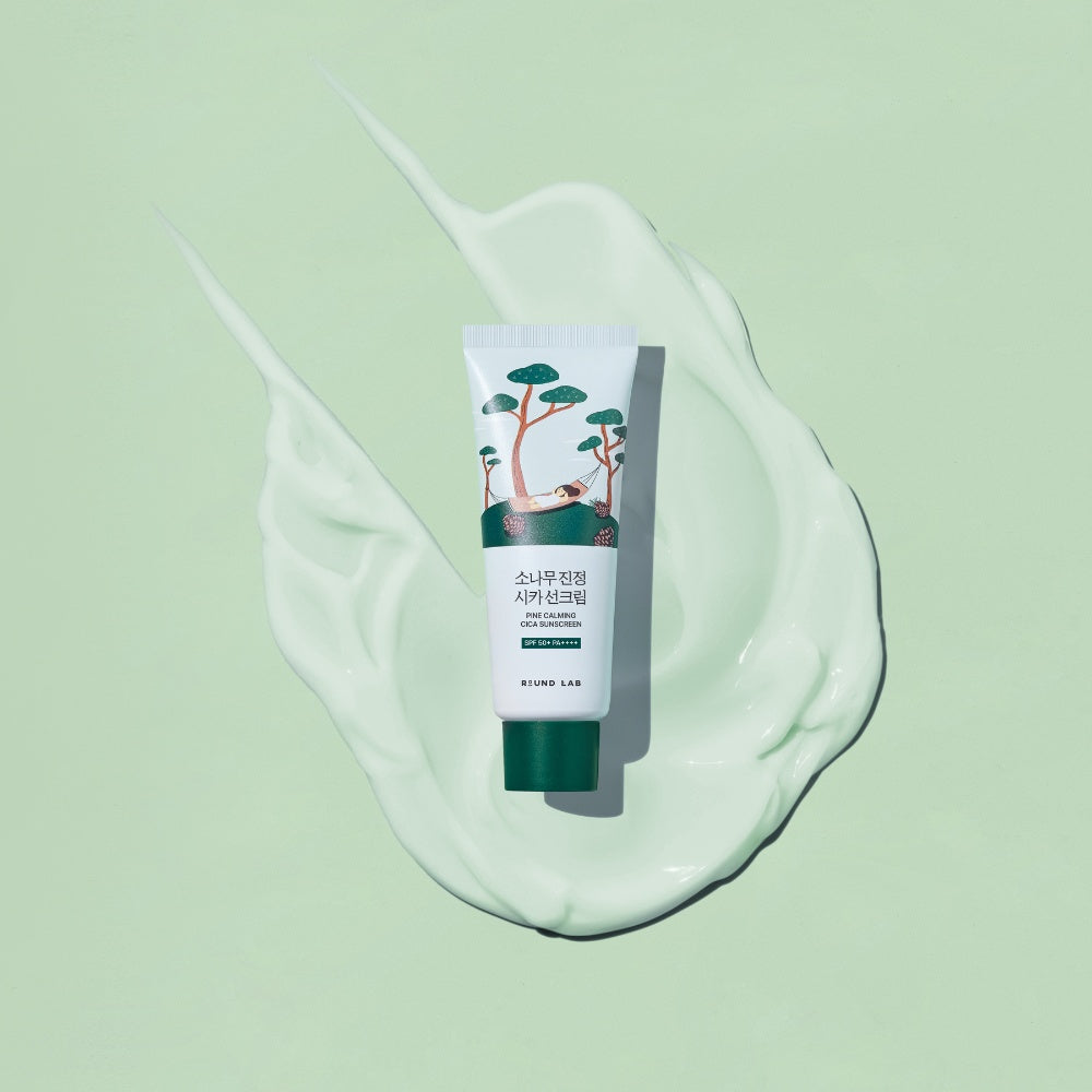 Pine Calming Cica Sunscreen-ROUND LAB-HBYTALA