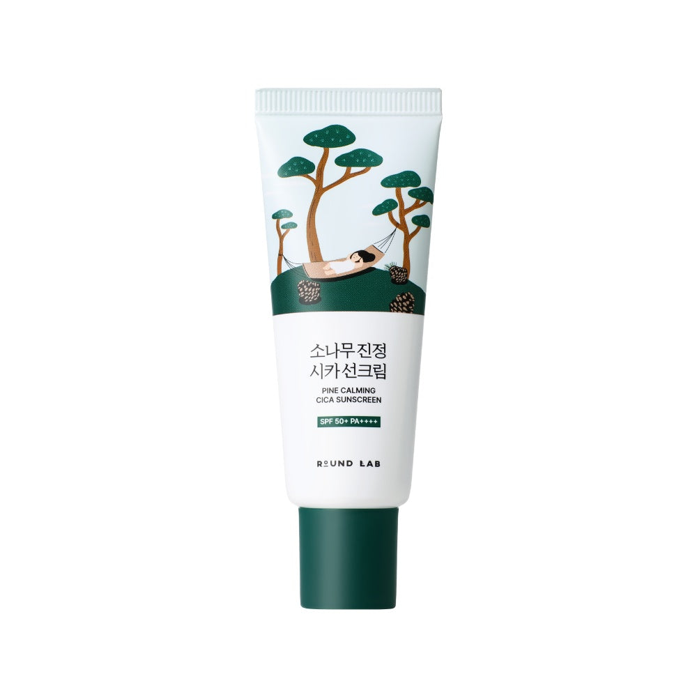 Pine Calming Cica Sunscreen-ROUND LAB-HBYTALA